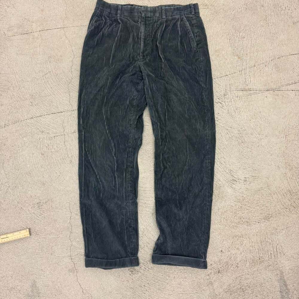 Lands' End Vintage Made in USA Wide Wale Corduroy Pants